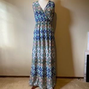 *SOLD* Stitch Fix Boho Maxi Dress - L - EUC